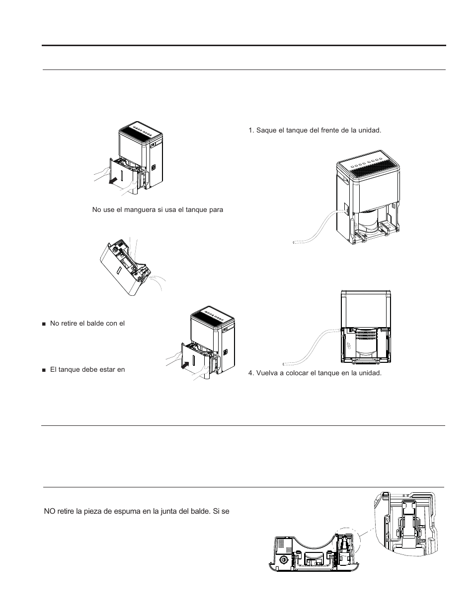Cómo usar el deshumedificador, Instrucciones de operación | GE 35 Pint Capacity Portable Dehumidifier  Owners Guide User Manual | Page 20 / 24