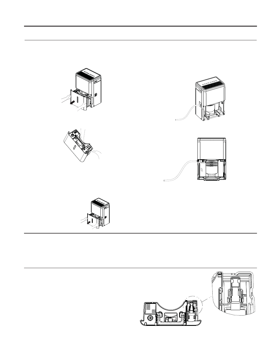 Using the dehumidifier, Opera ting instructions | GE 35 Pint Capacity Portable Dehumidifier  Owners Guide User Manual | Page 8 / 24