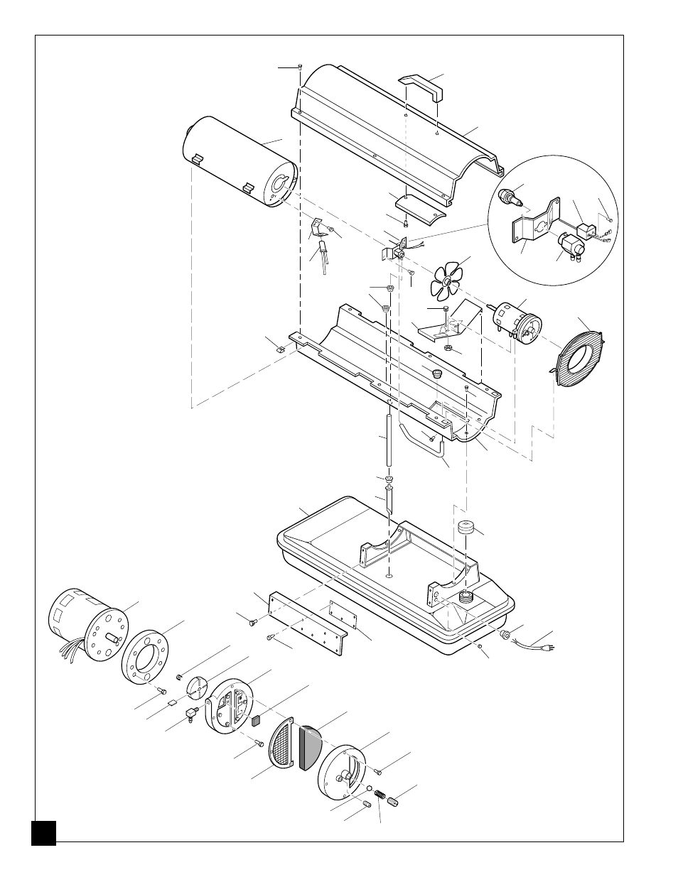 Illustrated parts breakdown | Desa B50H User Manual | Page 14 / 16