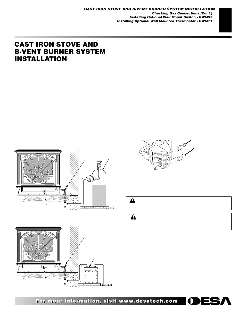 Continued | Desa SBVBN(D) User Manual | Page 15 / 36