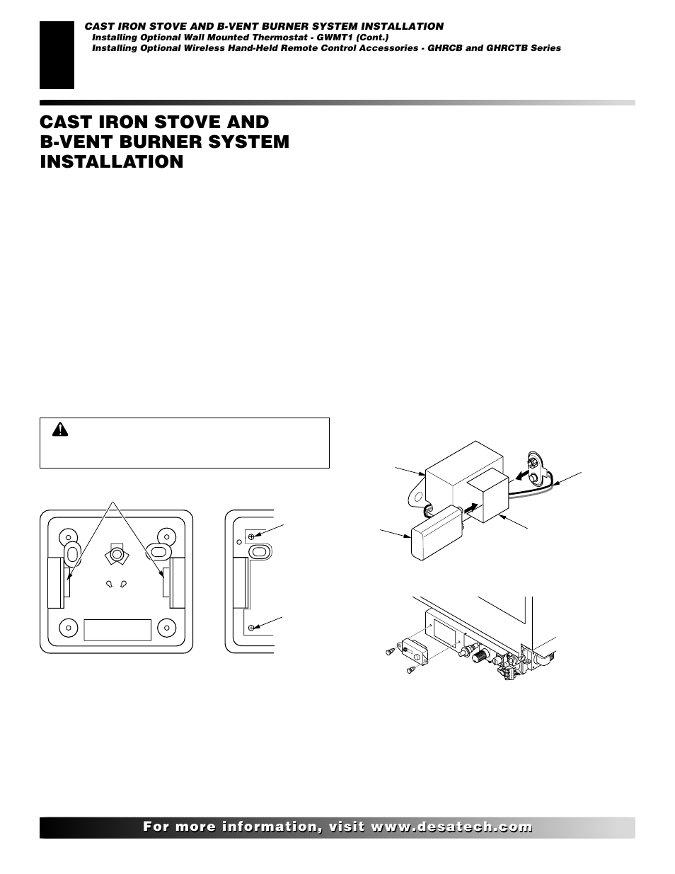 Continued | Desa SBVBN(D) User Manual | Page 16 / 36