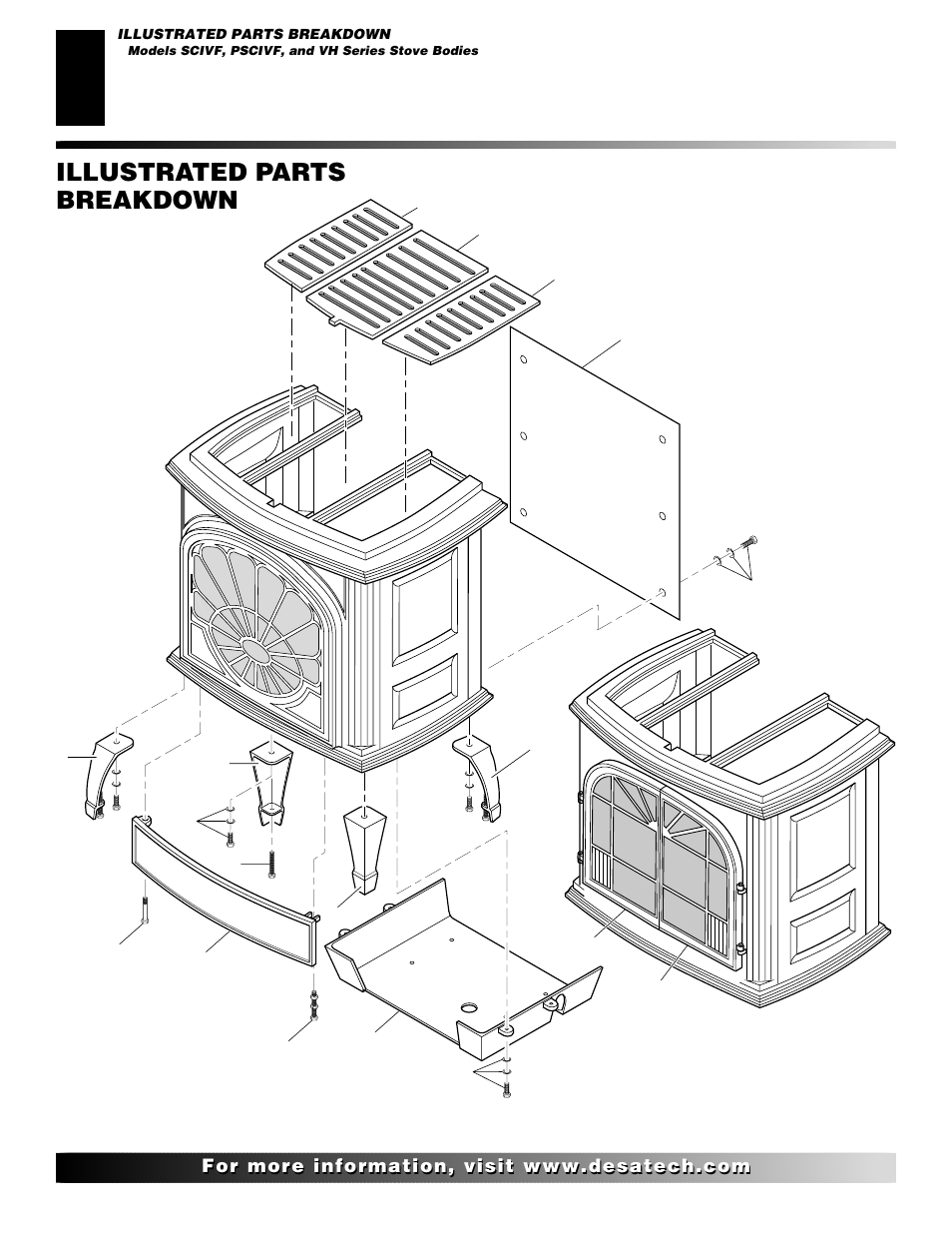 Illustrated parts breakdown | Desa SBVBN(D) User Manual | Page 30 / 36