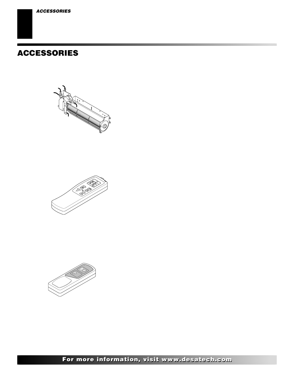 Accessories | Desa SBVBN(D) User Manual | Page 32 / 36