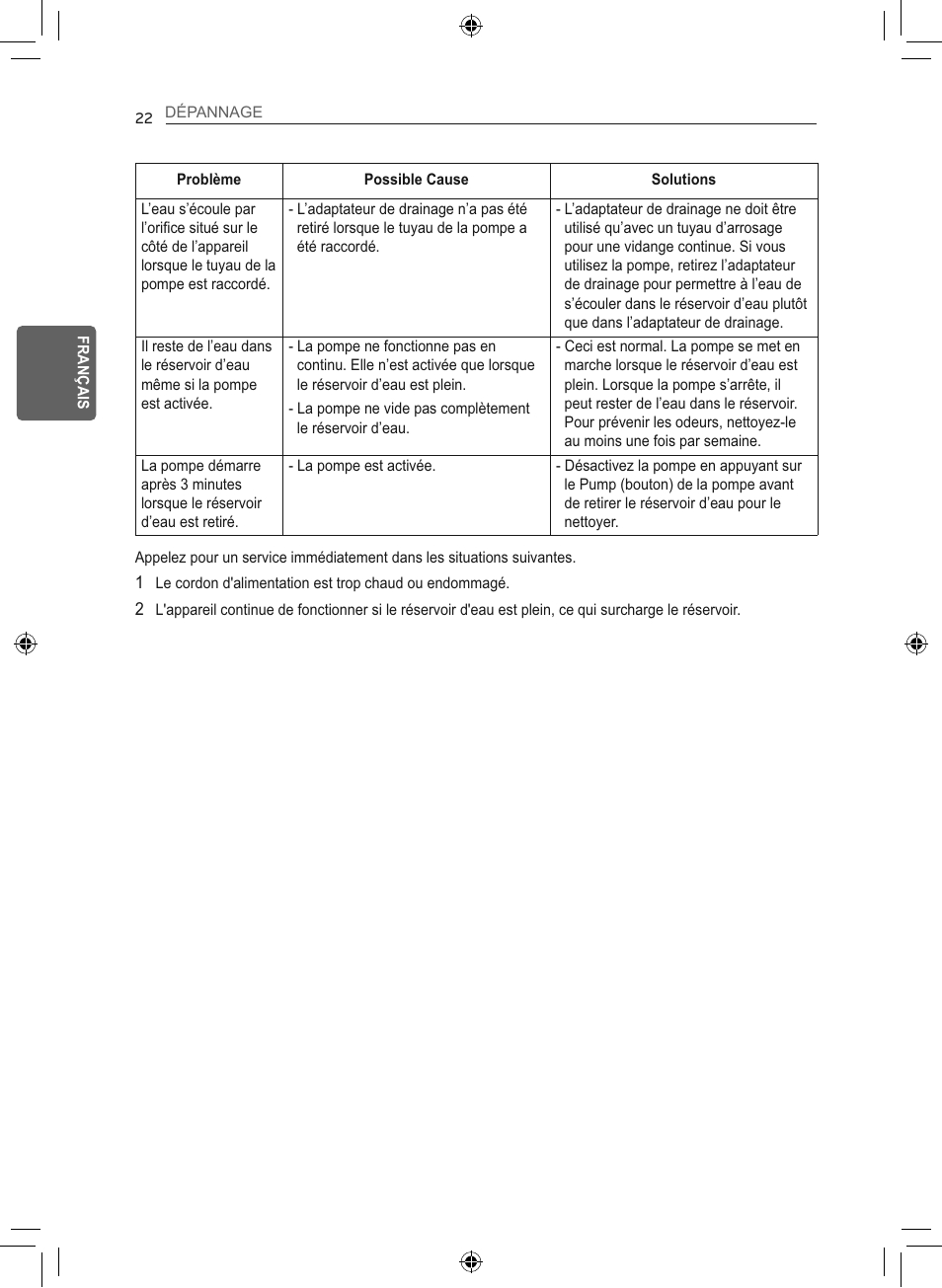 LG 50 Pint Smart Dehumidifier  Owner's Manual User Manual | Page 75 / 79