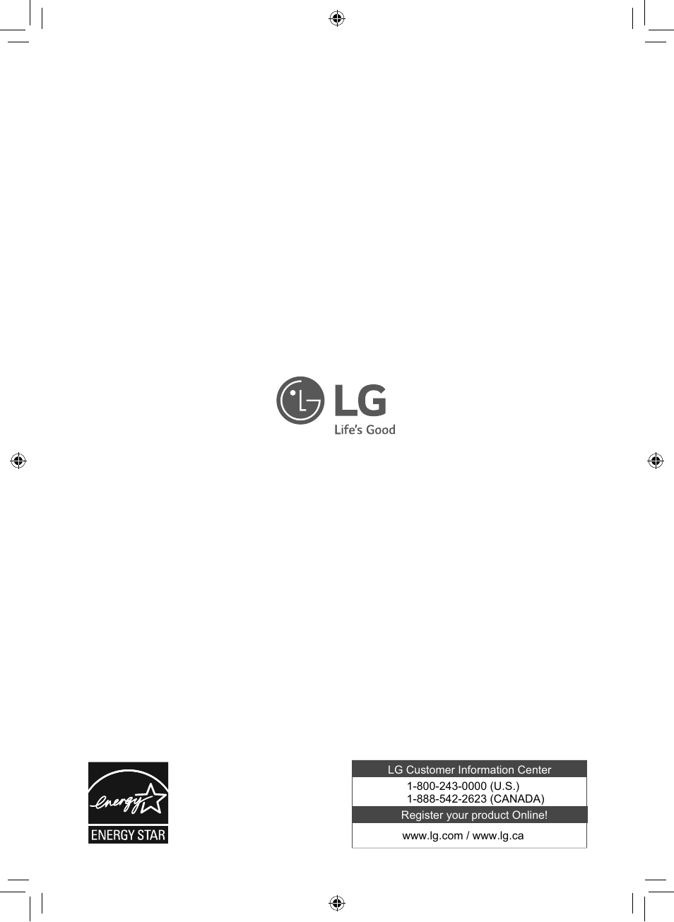 LG 50 Pint Smart Dehumidifier  Owner's Manual User Manual | Page 79 / 79