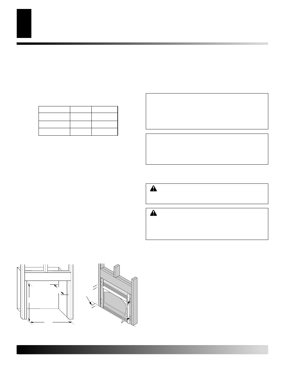 Installation, Continued, Installing gas piping to fireplace location | Desa VI33PRA User Manual | Page 10 / 32