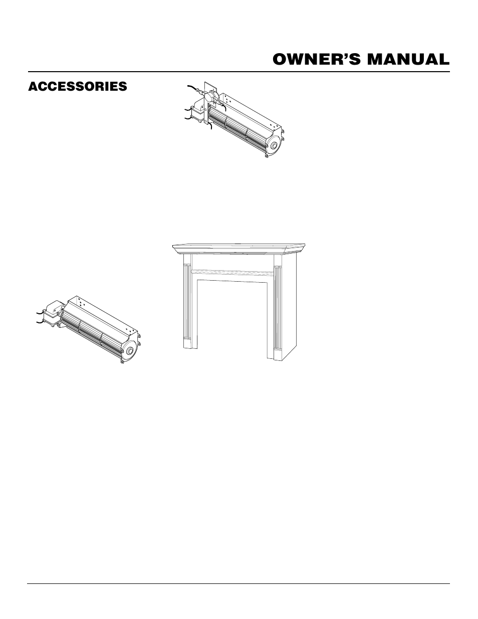 Owner’s manual, Accessories | Desa CHDV37N/P User Manual | Page 33 / 38