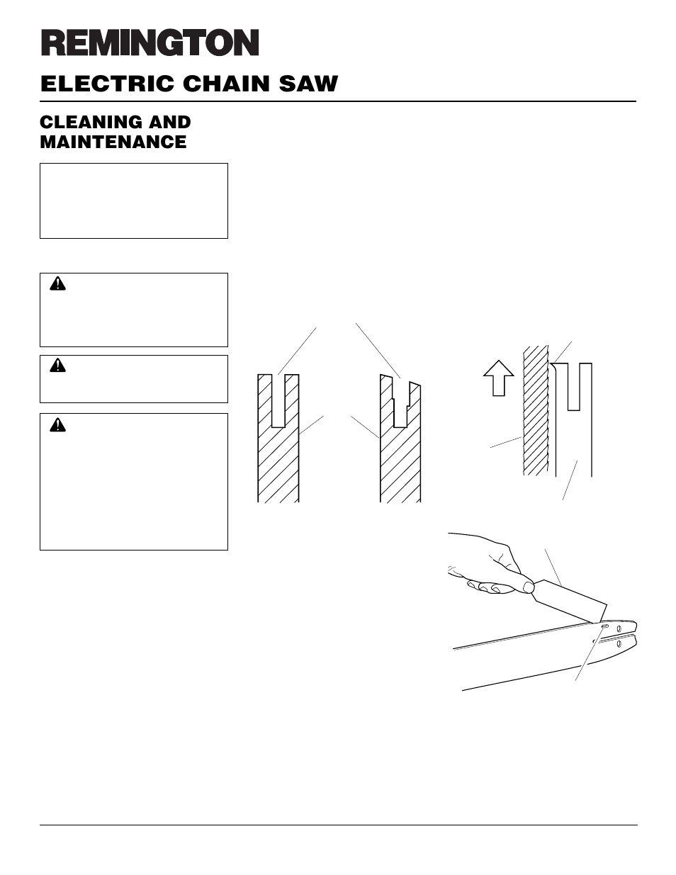 Electric chain saw, Cleaning and maintenance | Desa LNT-2 076728K User Manual | Page 12 / 20