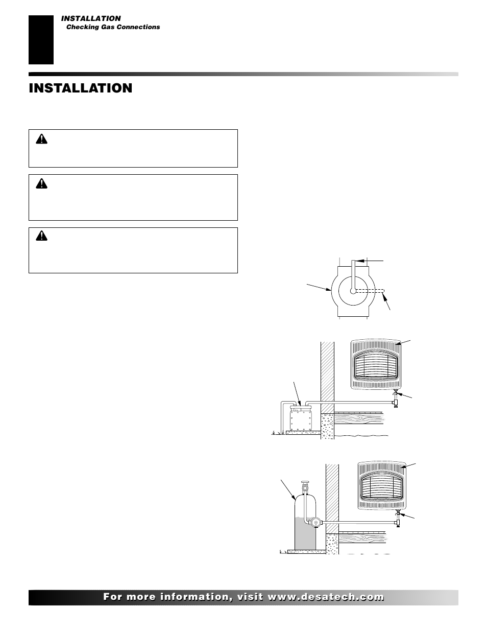 Installation, Continued | Desa CBN20 User Manual | Page 12 / 30
