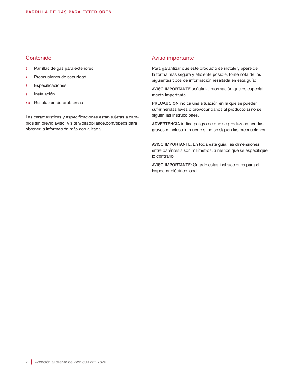 Wolf 30 Inch Built-in Gas Grill  Installation Guide User Manual | Page 20 / 56