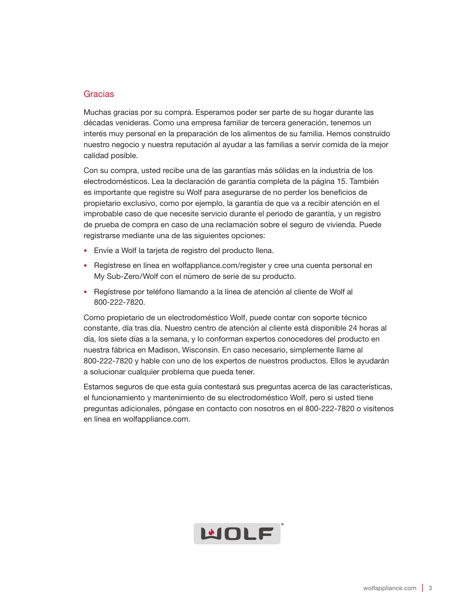 Wolf 30 Inch Built-in Gas Grill  Manual User Manual | Page 17 / 44