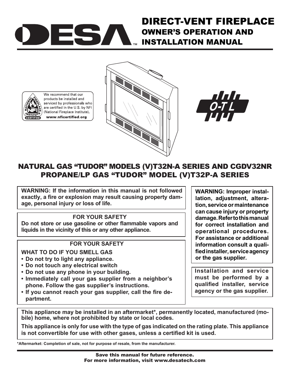 Desa (V)T32N-A Series User Manual | 38 pages