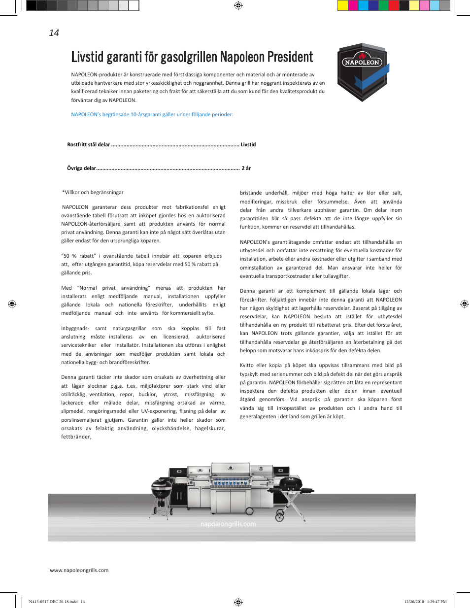 Napoleon Multi-Functional Beverage Center  Owner's Guide User Manual | Page 14 / 52