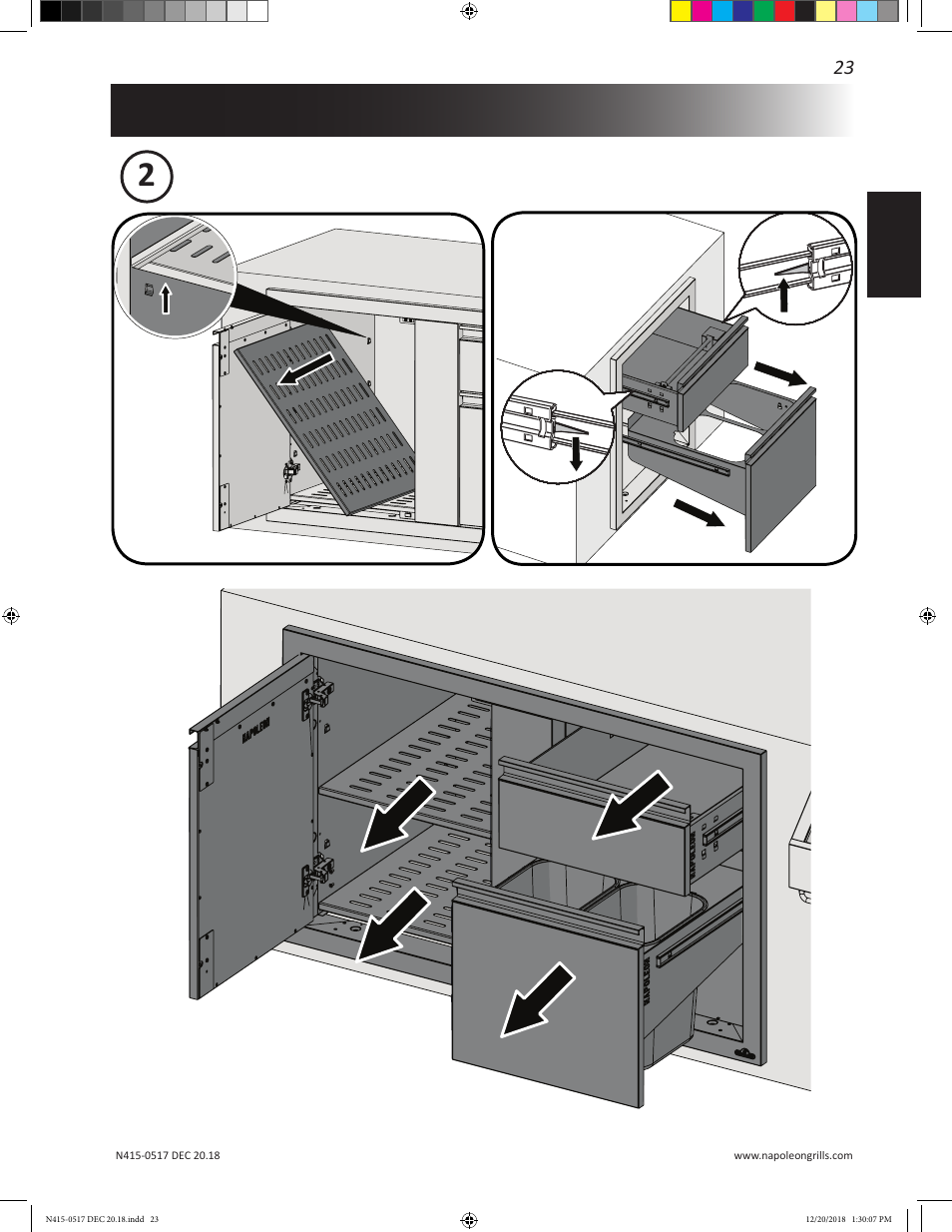 Napoleon Multi-Functional Beverage Center  Owner's Guide User Manual | Page 23 / 52