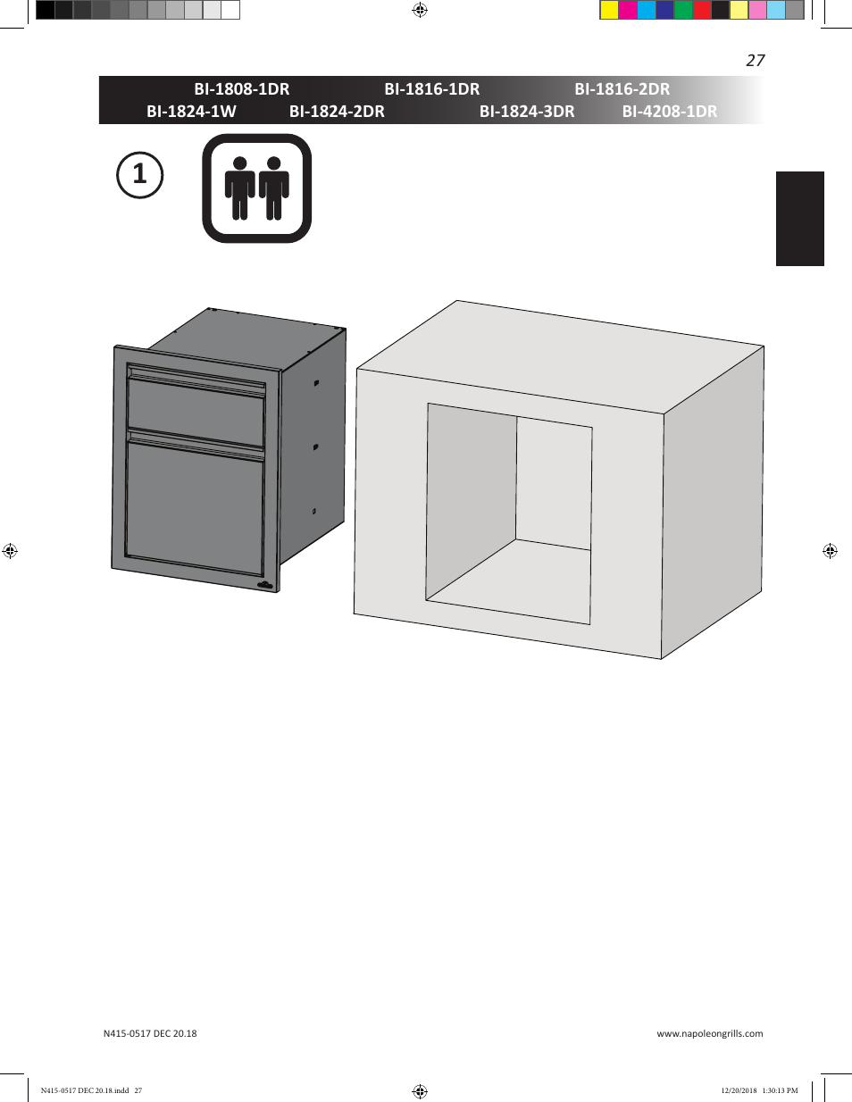 Napoleon Multi-Functional Beverage Center  Owner's Guide User Manual | Page 27 / 52