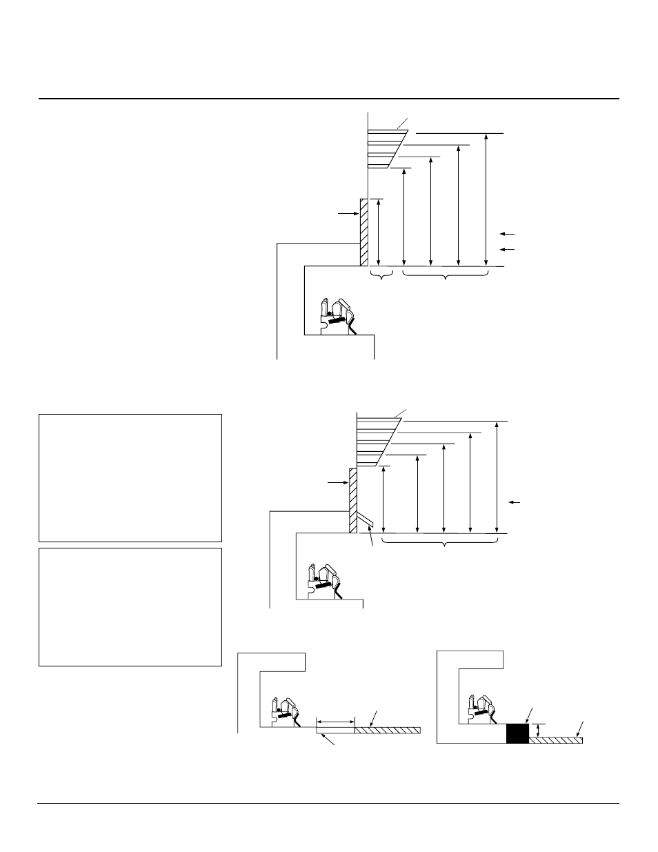 Owner’s manual, Installation, Continued | Mantel clearances, Floor clearances, Determining minimum mantel clearance | Desa CGD3924NT  EN User Manual | Page 9 / 42