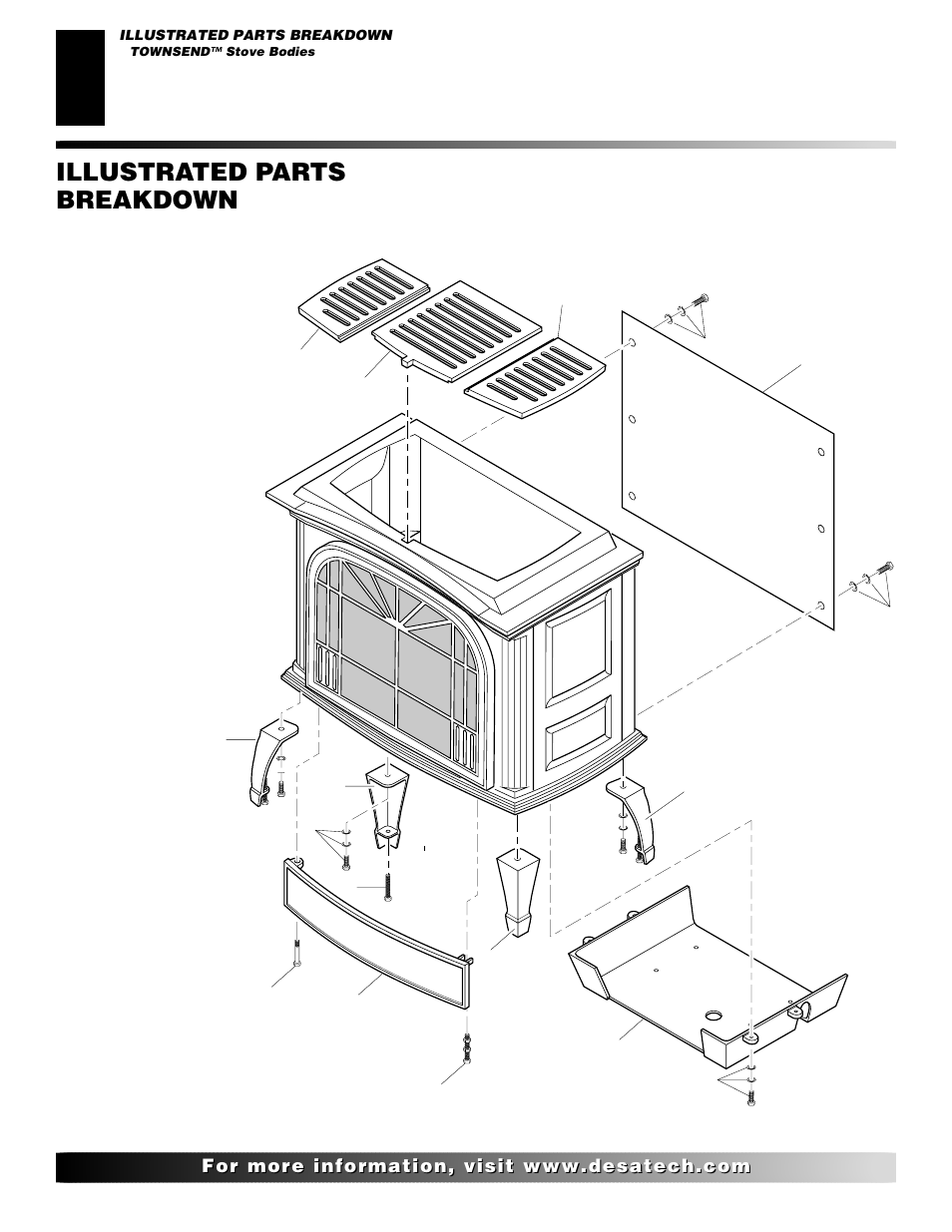 Illustrated parts breakdown | Desa SVYD18N User Manual | Page 30 / 36