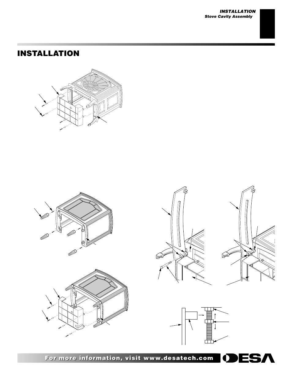 Installation, Continued | Desa SVYD18N User Manual | Page 9 / 36