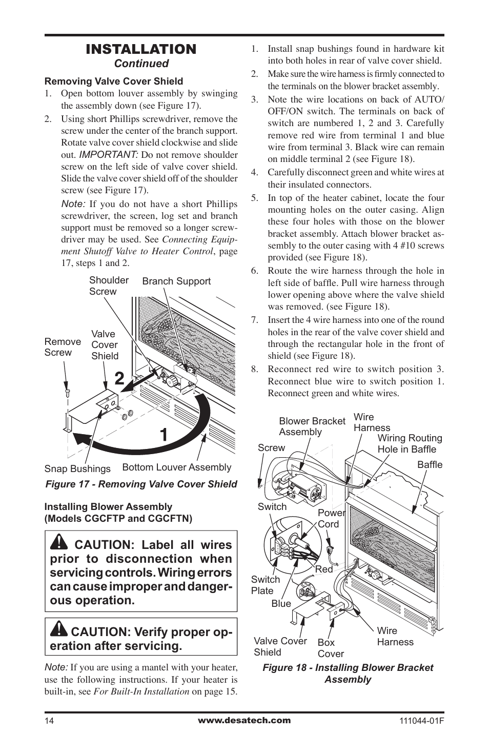 Installation | Desa CGCFTP User Manual | Page 14 / 32