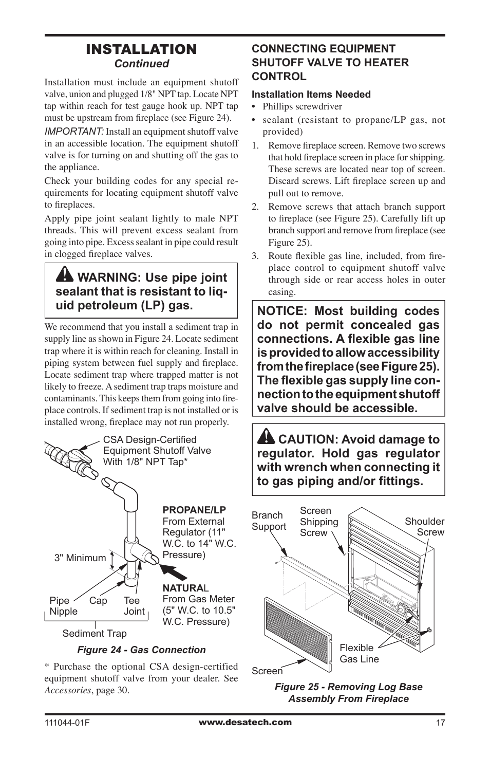 Installation | Desa CGCFTP User Manual | Page 17 / 32