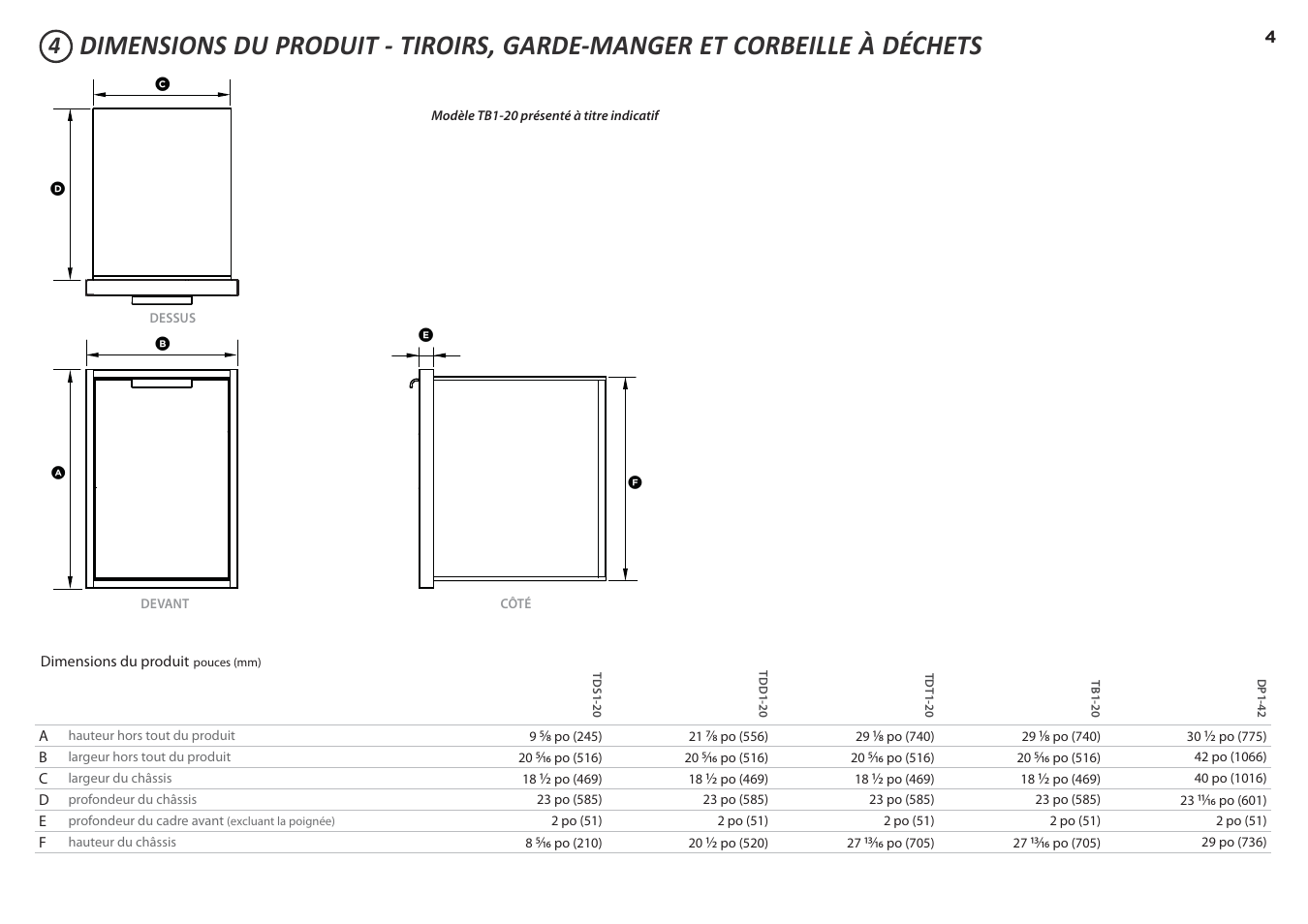 DCS 20 Inch Built-in Outdoor Storage Drawer: Single Drawer Installation Instructions User Manual | Page 25 / 40