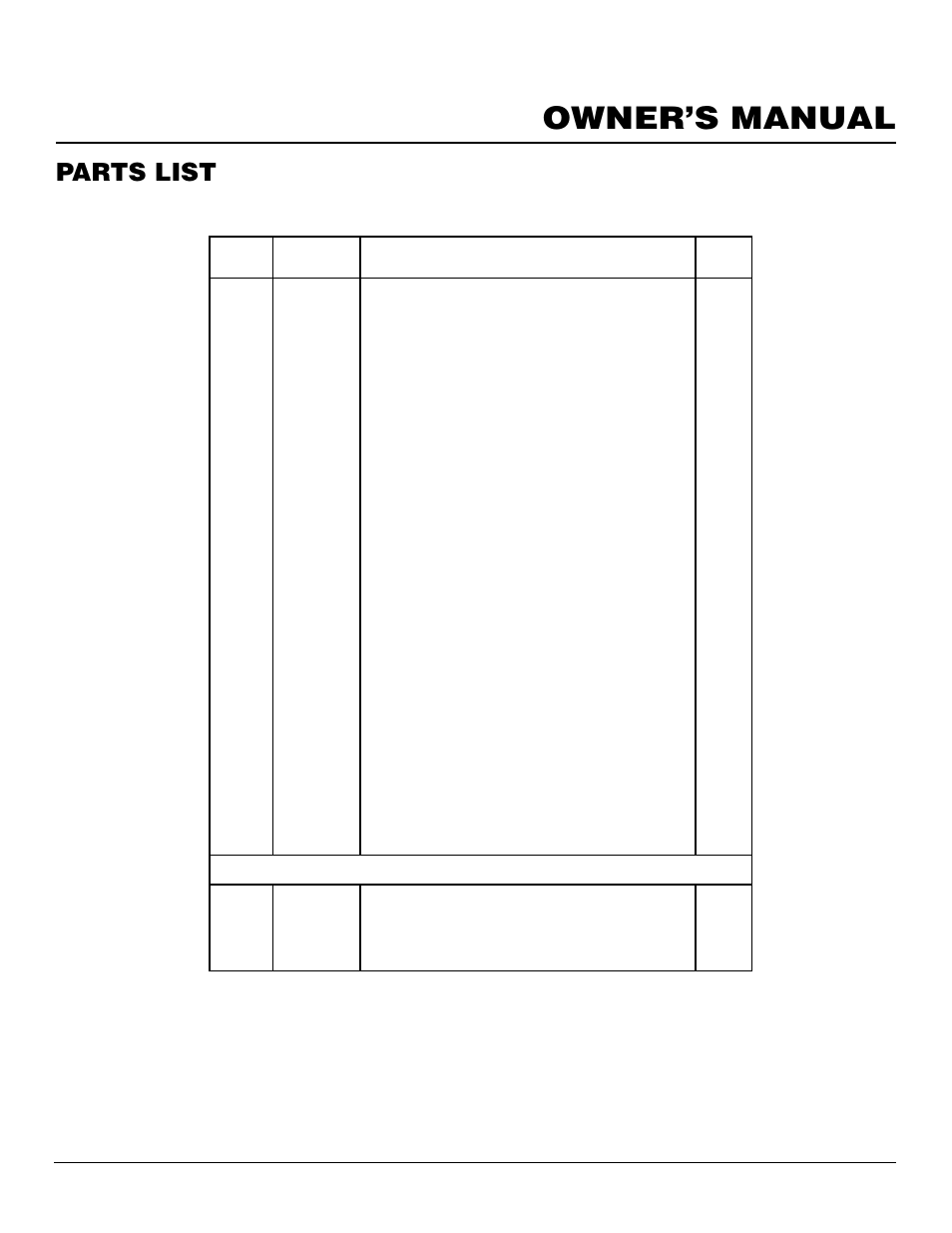 Owner’s manual, Parts list, Fb-5b | Desa FB-3B User Manual | Page 23 / 28