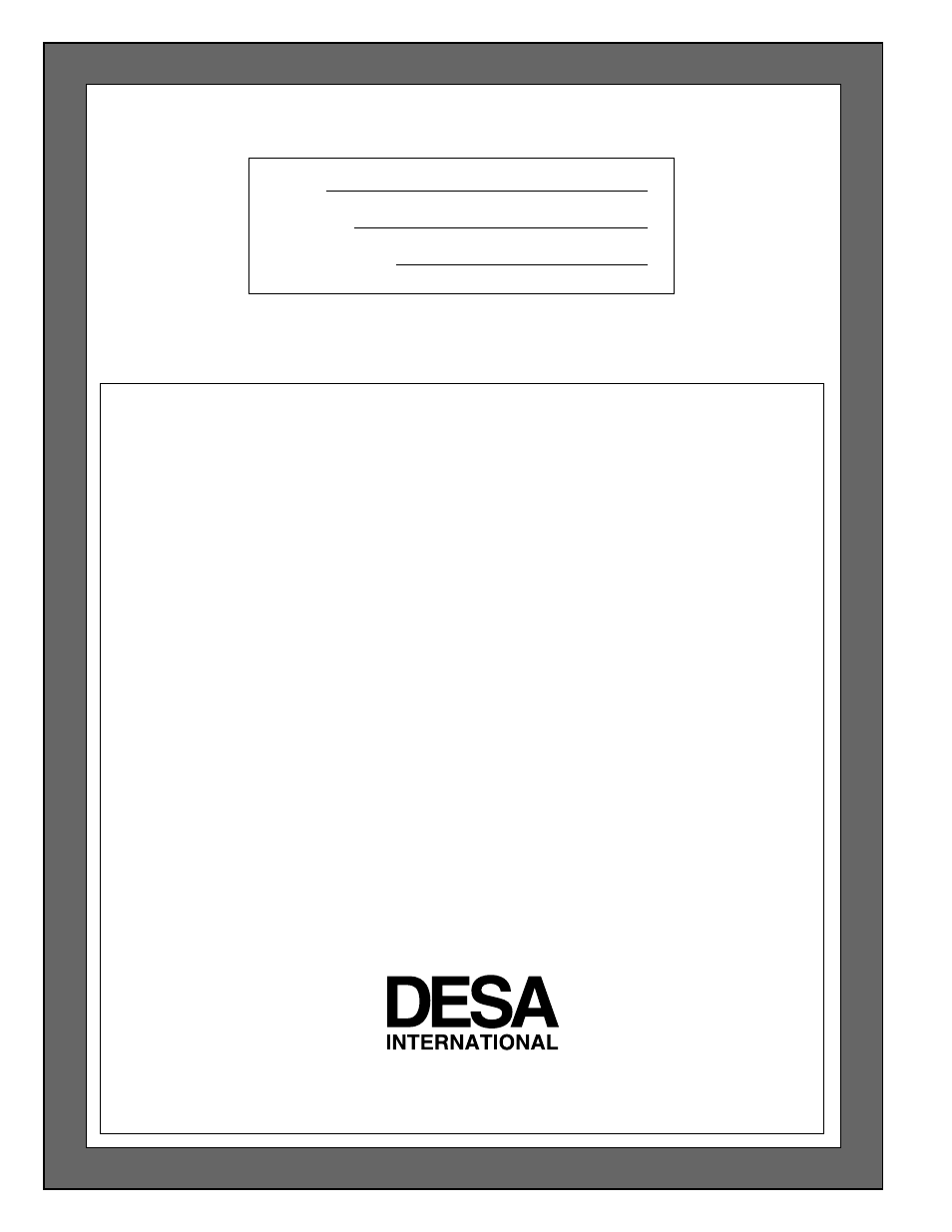 Warranty information | Desa CGN18C User Manual | Page 32 / 32