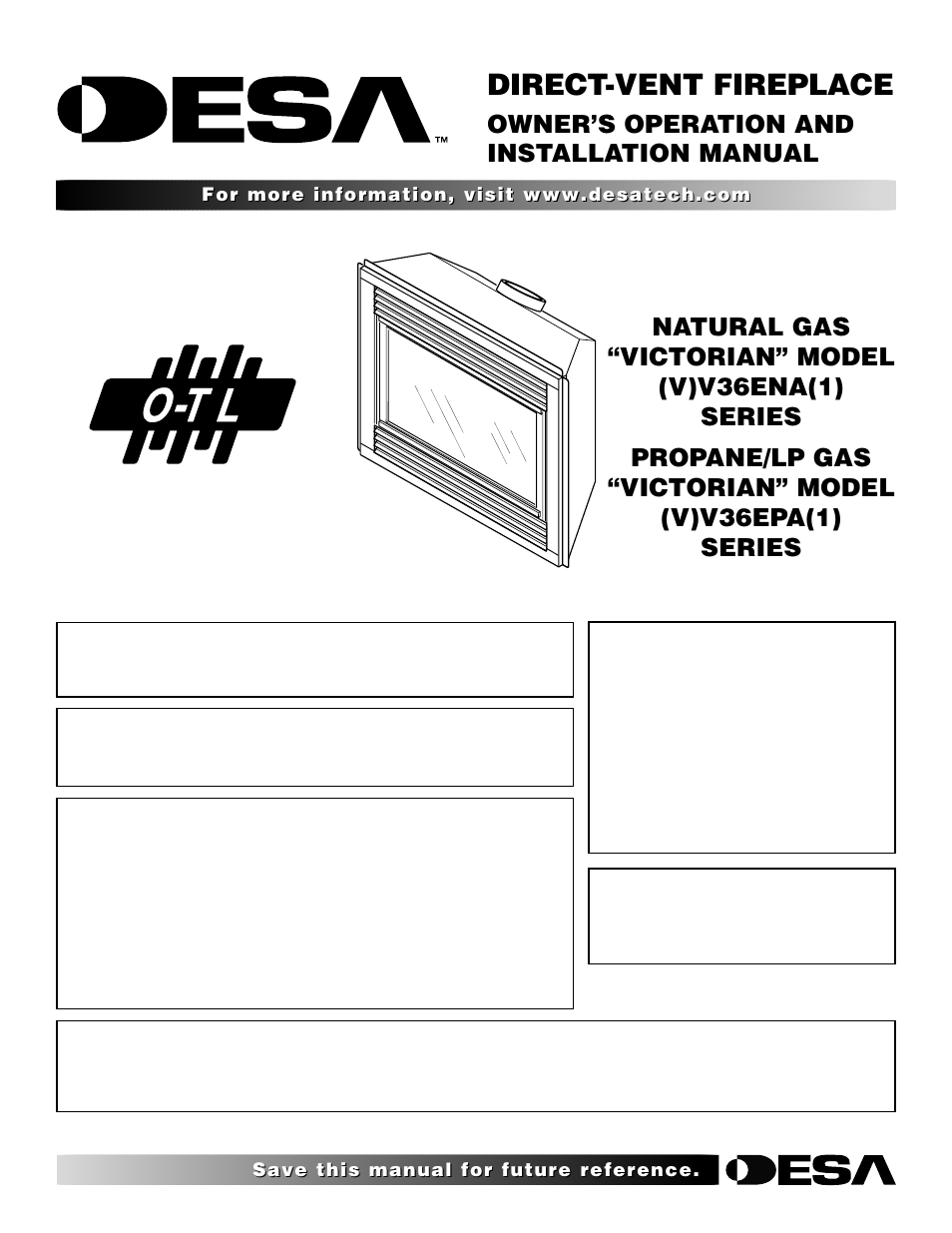 Desa (V)V36ENA(1) User Manual | 38 pages
