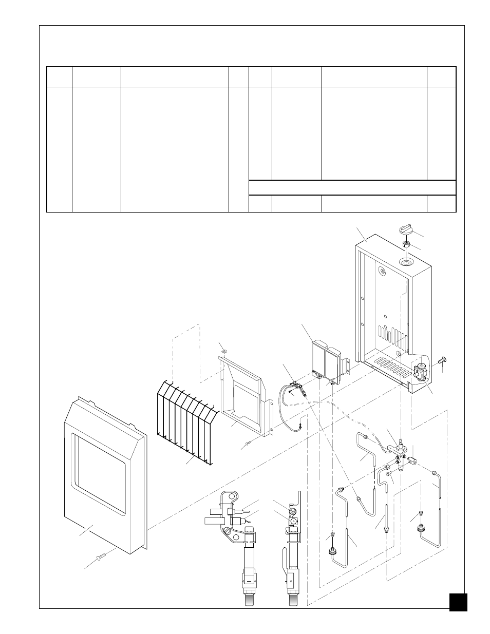 Parts list, Illustrated parts breakdown | Desa CGN12 User Manual | Page 23 / 24