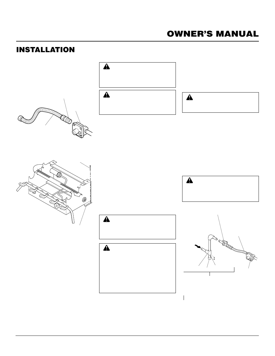 Owner’s manual, Installation, Continued | Desa CGS2718N User Manual | Page 11 / 32