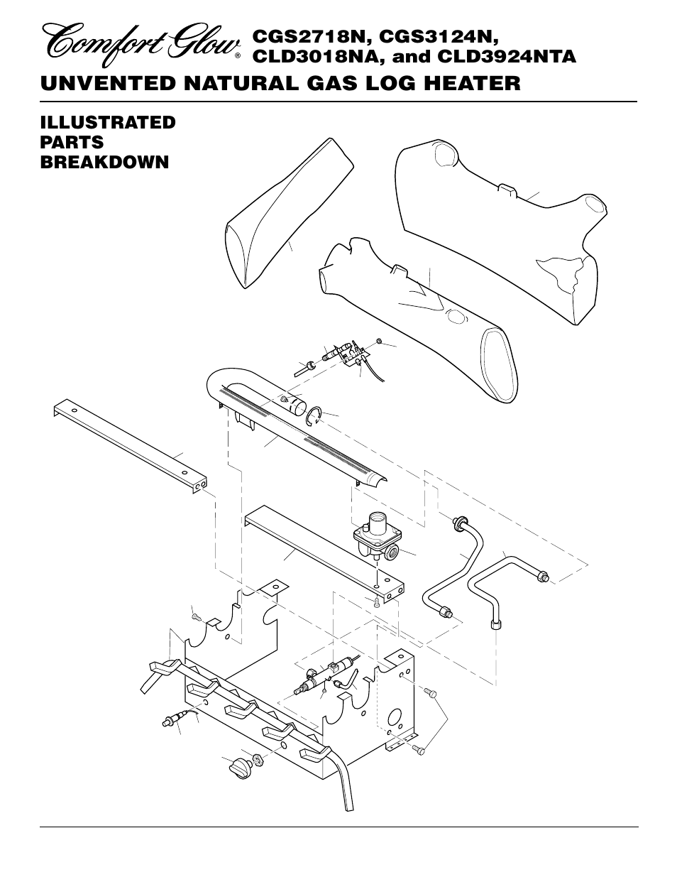 Unvented natural gas log heater | Desa CGS2718N User Manual | Page 24 / 32