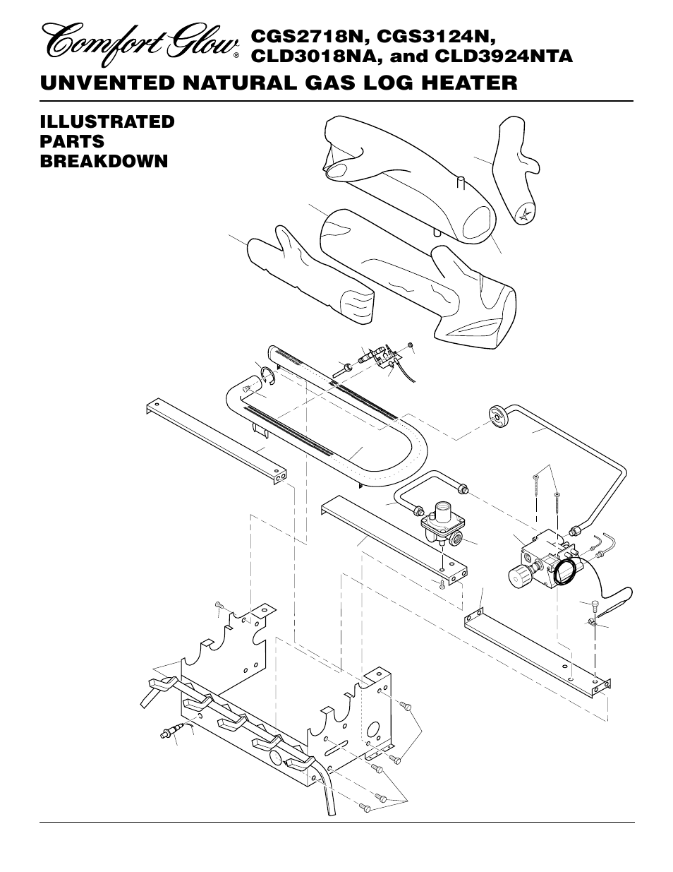 Unvented natural gas log heater | Desa CGS2718N User Manual | Page 28 / 32