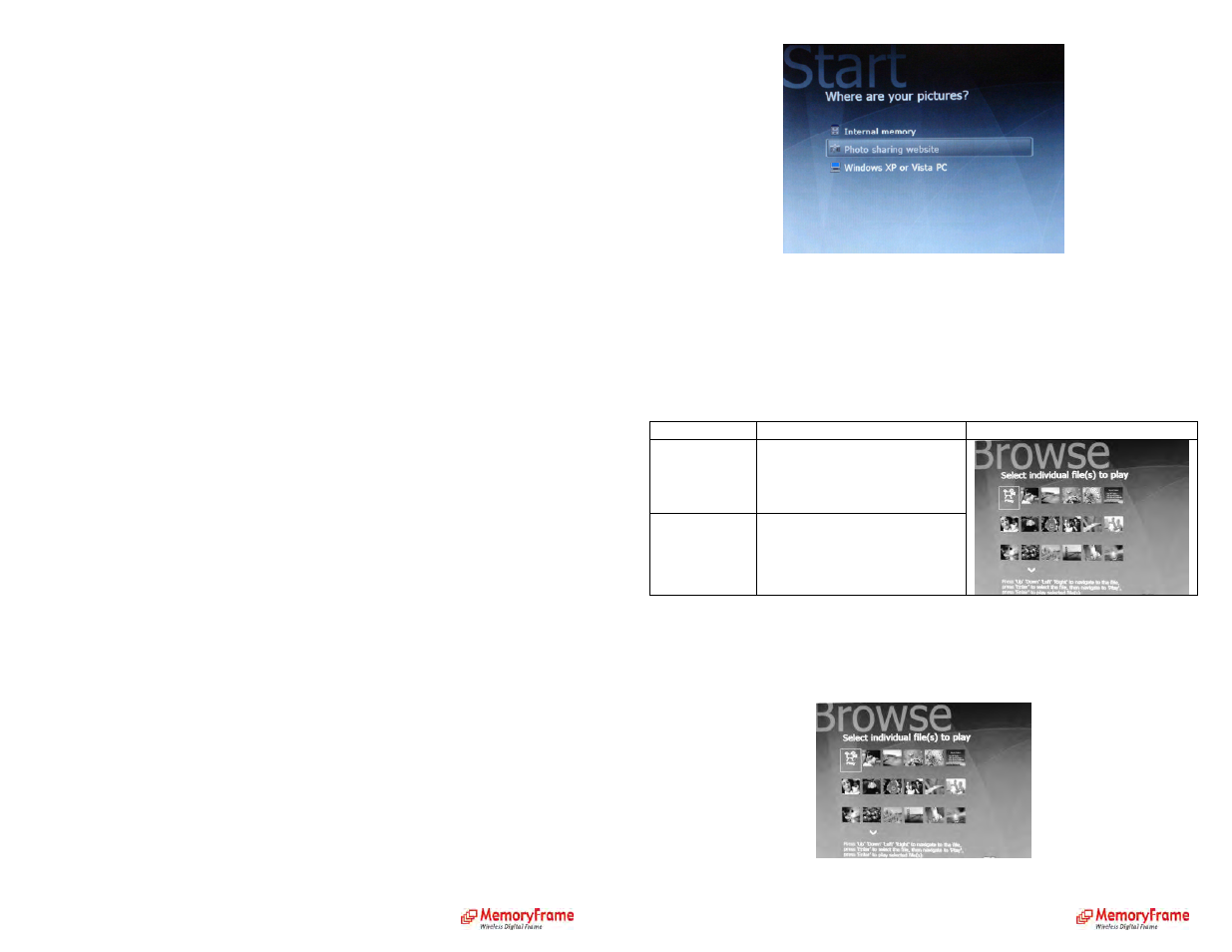 Set time, Set time zone | Digital Spectrum MemoryFrame MF-8115 User Manual | Page 7 / 18