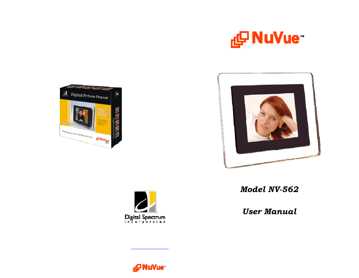 Digital Spectrum NuVue NV-562 User Manual | 4 pages