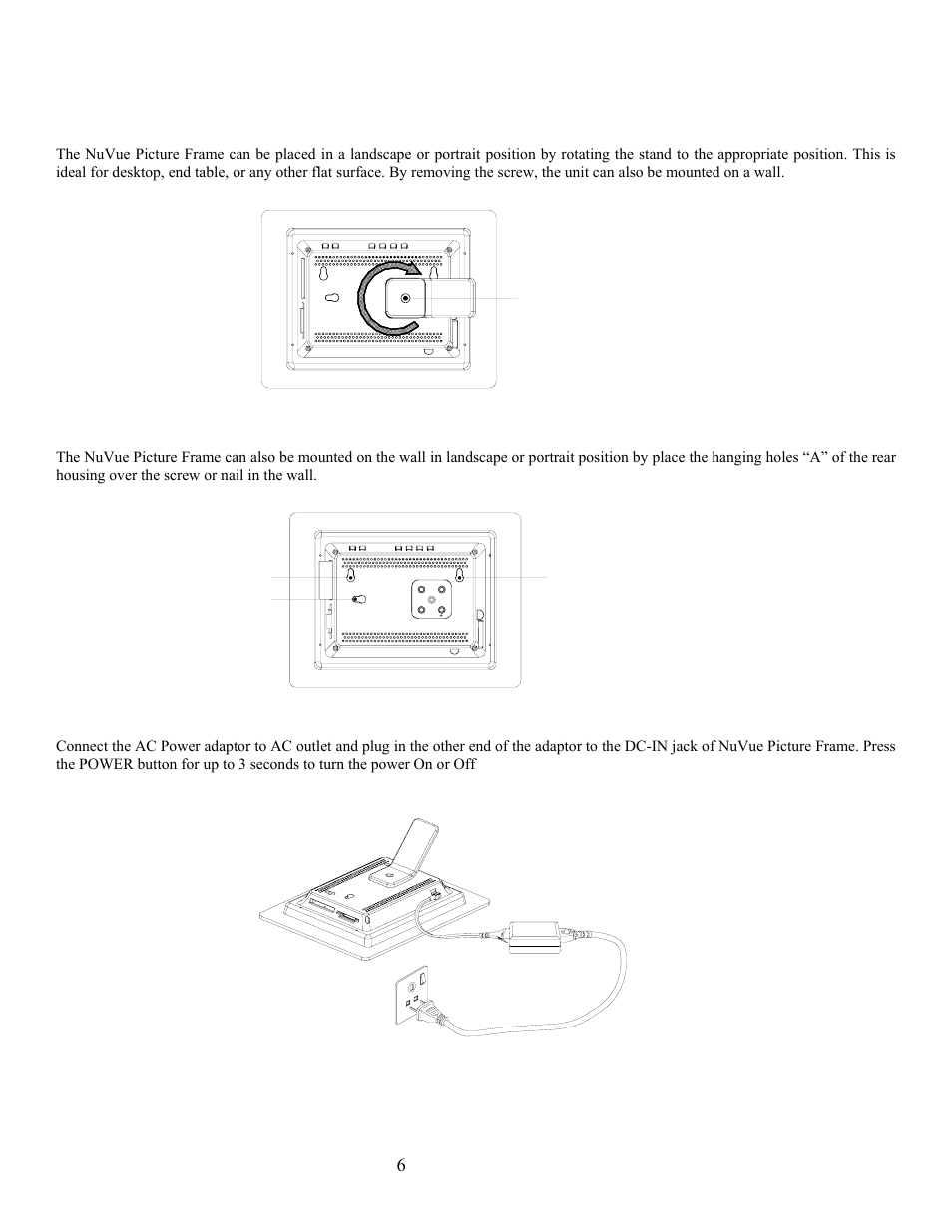 Getting started | Digital Spectrum NV-800 User Manual | Page 6 / 22