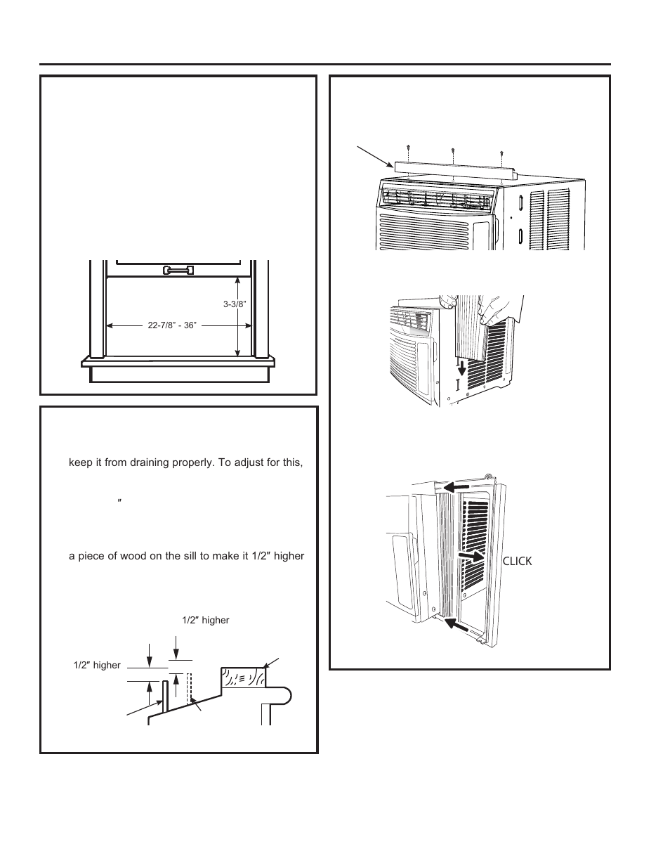 Prepare the air conditioner, Window requirements, Storm window requirements | GE 6,000 BTU Window Room Air Conditioner Owners Guide User Manual | Page 11 / 36