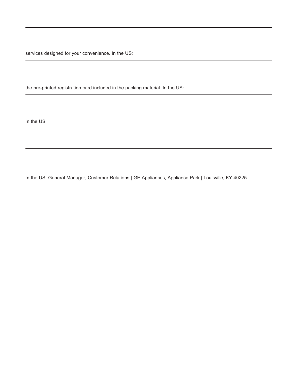 Consumer support consumer support | GE 6,000 BTU Window Room Air Conditioner Owners Guide User Manual | Page 18 / 36