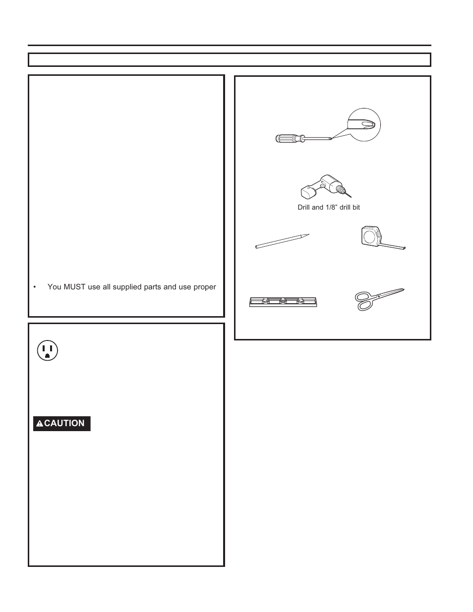 Important, Electrical requirements, Tools you will need | GE 6,000 BTU Window Room Air Conditioner Owners Guide User Manual | Page 9 / 36