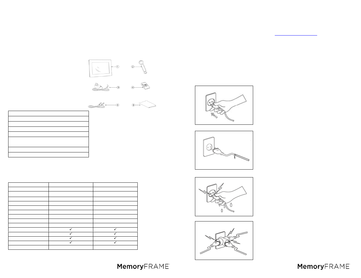 Digital Spectrum MemoryFrame MF-801B User Manual | Page 2 / 11