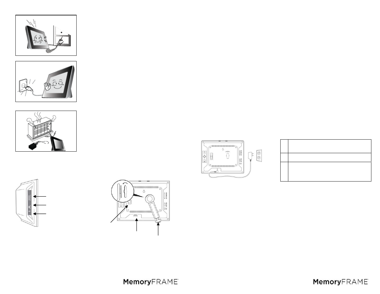 Digital Spectrum MemoryFrame MF-801B User Manual | Page 3 / 11
