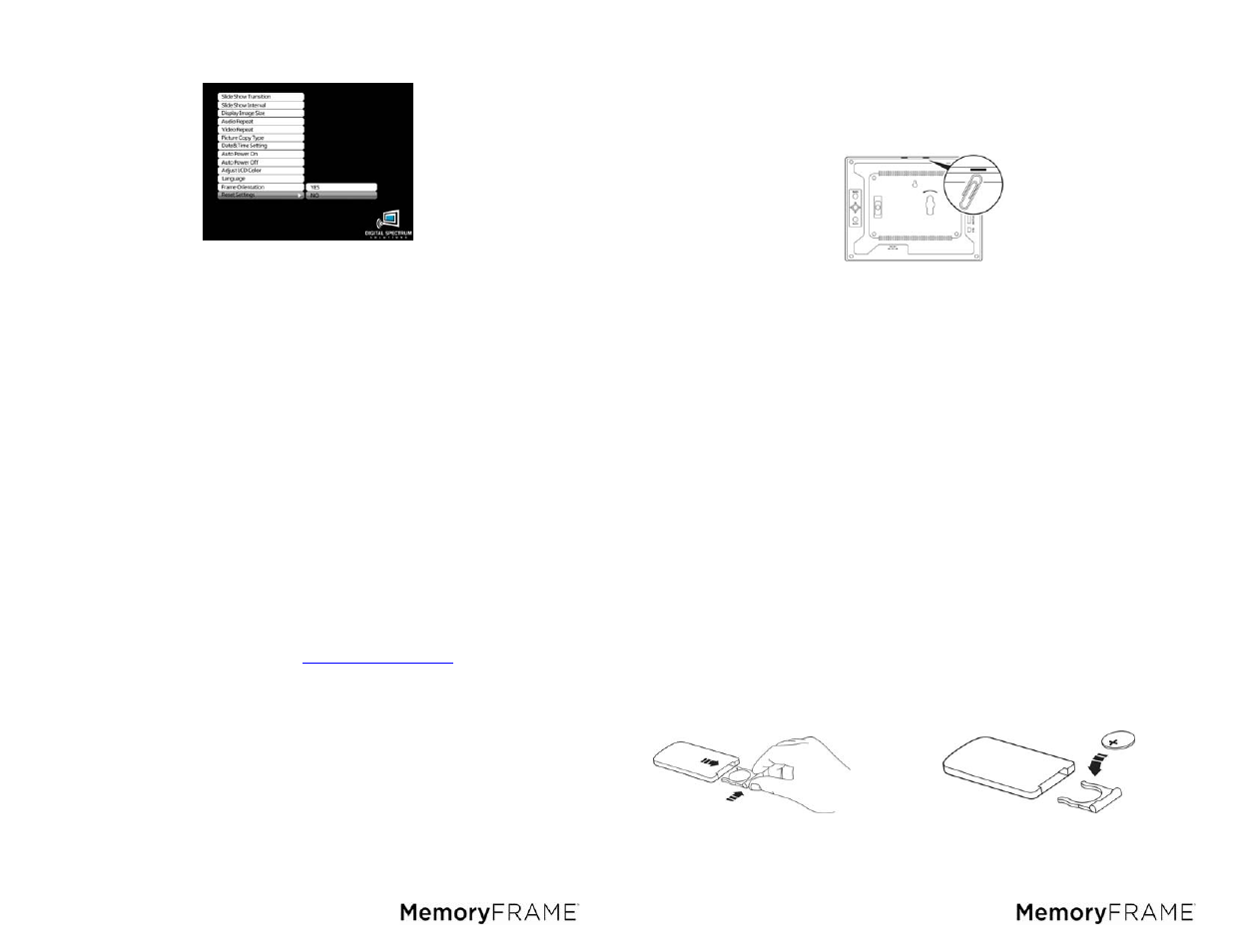 Digital Spectrum MemoryFrame MF-801B User Manual | Page 9 / 11