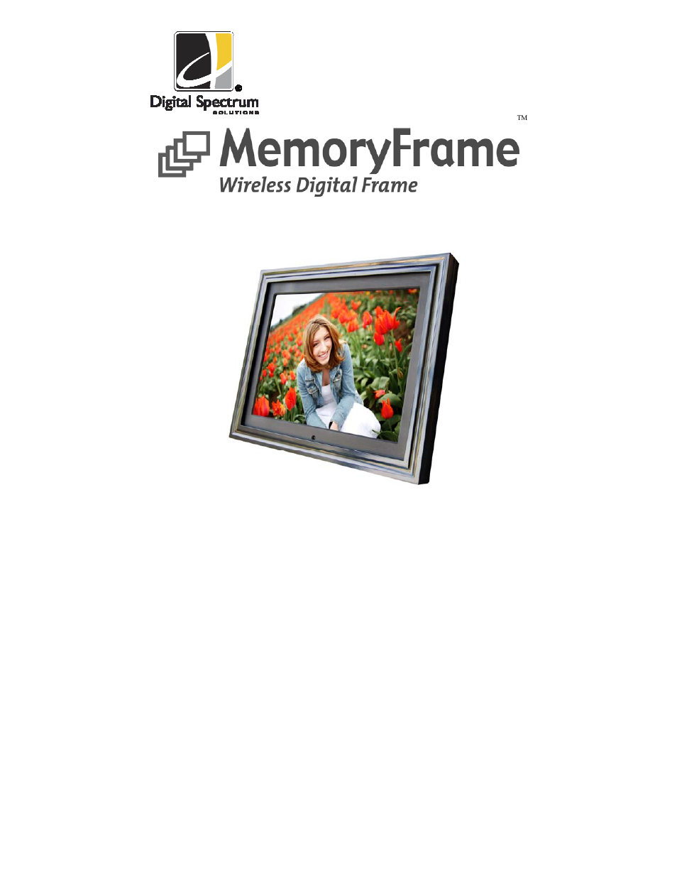 Digital Spectrum MemoryFrame MF-8000 User Manual | 39 pages
