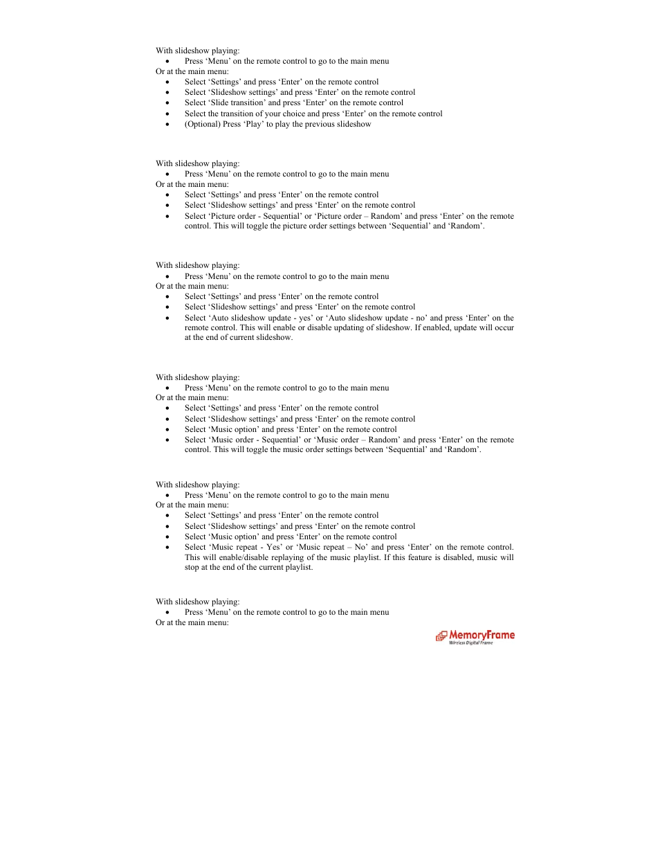Set time | Digital Spectrum MemoryFrame MF-8000 User Manual | Page 30 / 39