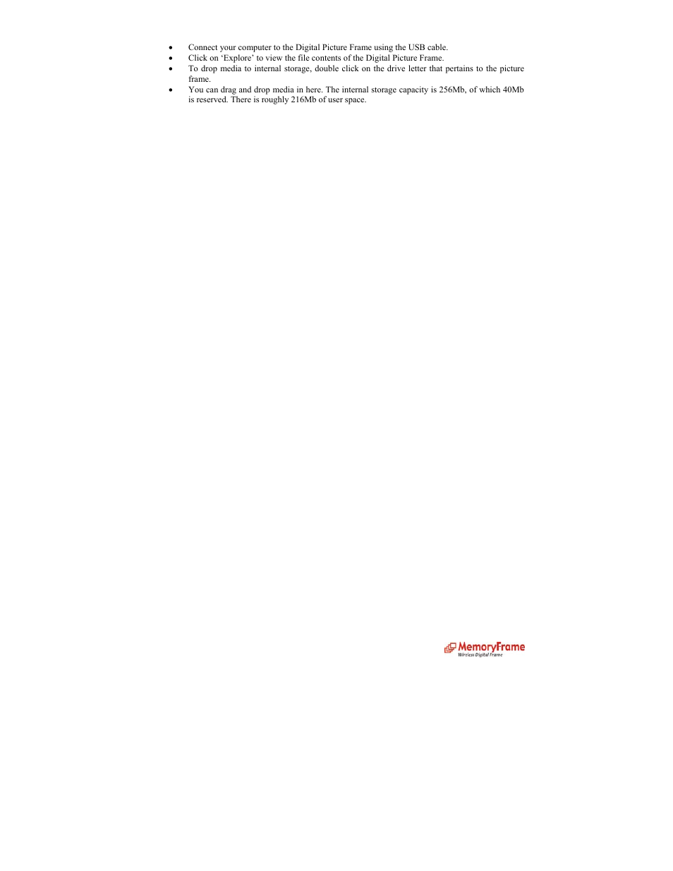Digital Spectrum MemoryFrame MF-8000 User Manual | Page 34 / 39