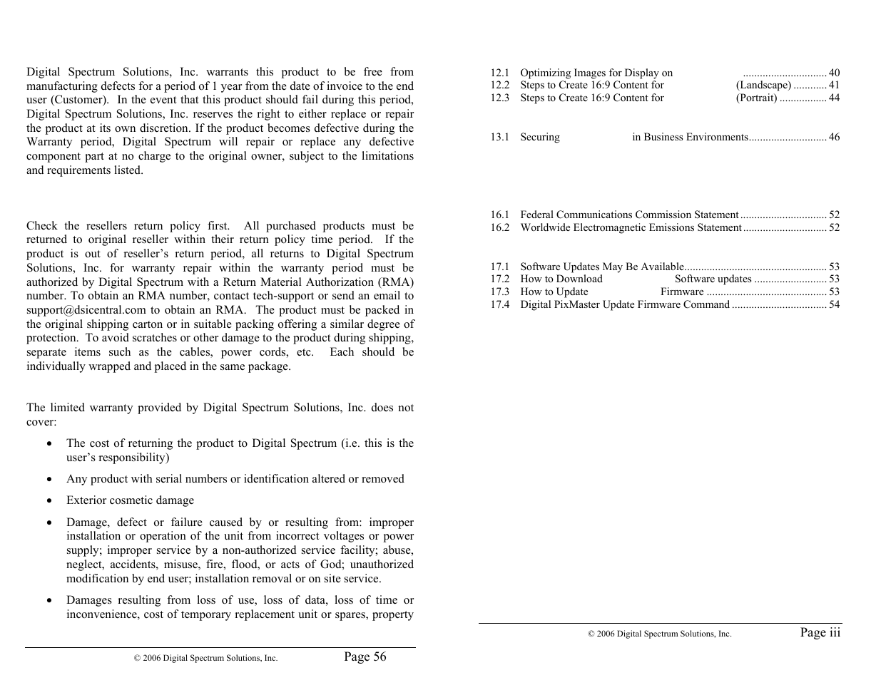 Digital Spectrum 1862-MF-61-7 User Manual | Page 3 / 32