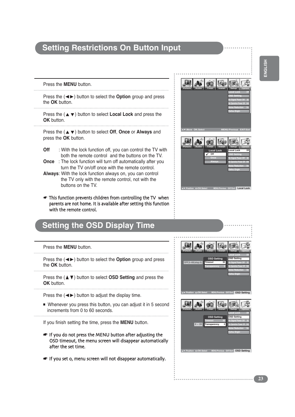 Daitsu LCD Display & TV User Manual | Page 23 / 48
