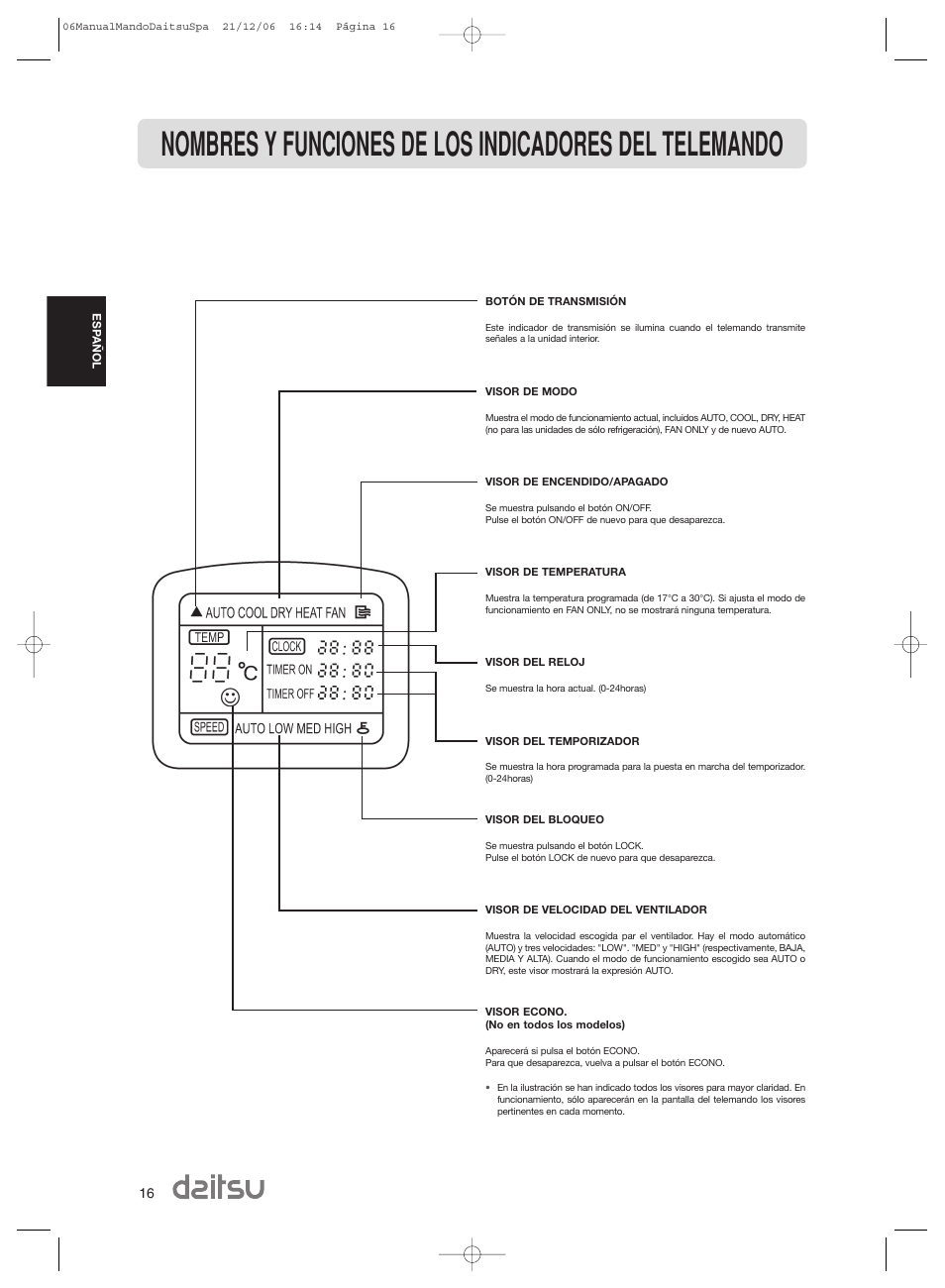 Daitsu ASD 129U11 User Manual | Page 18 / 98