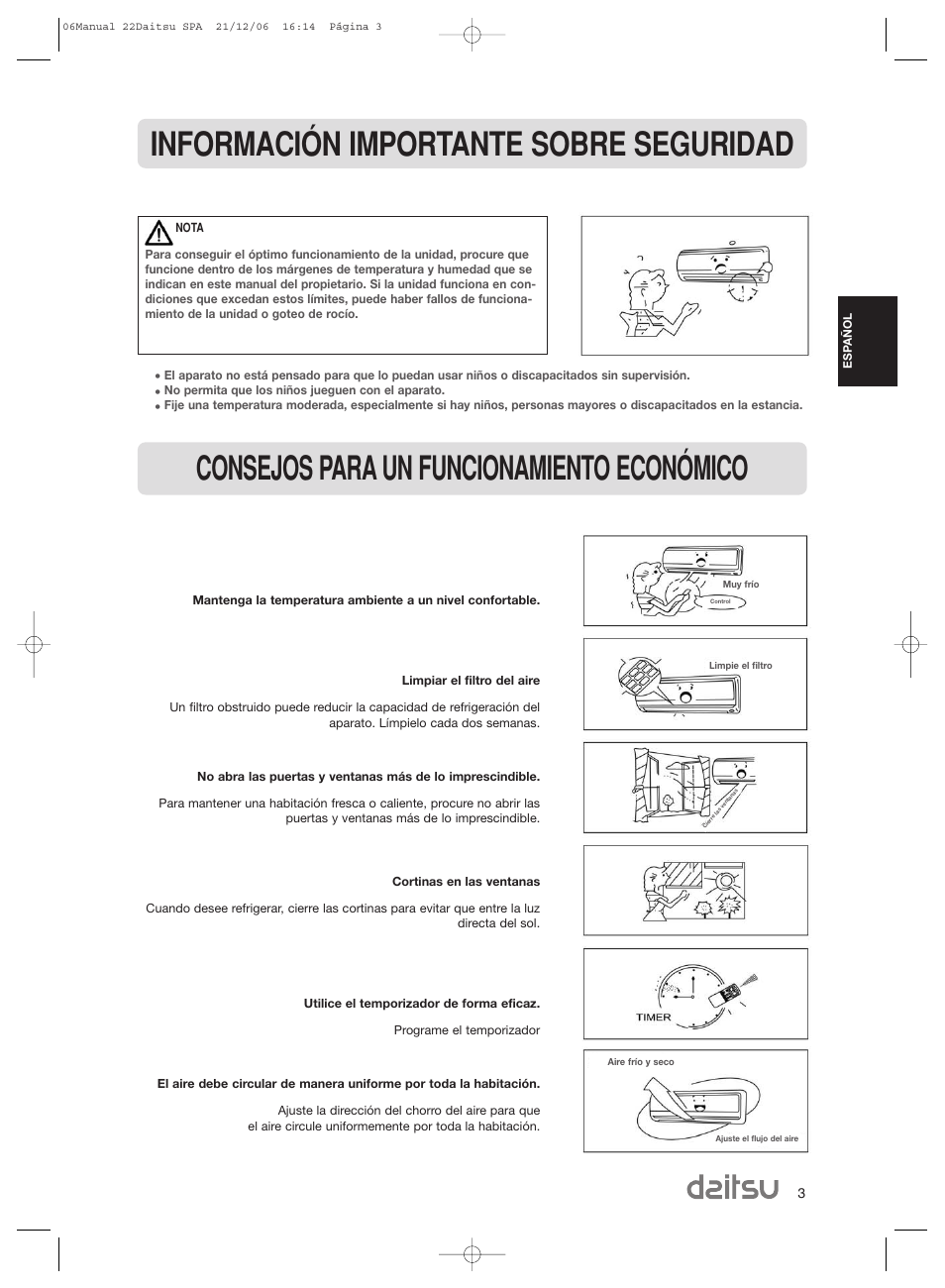 Daitsu ASD 129U11 User Manual | Page 5 / 98
