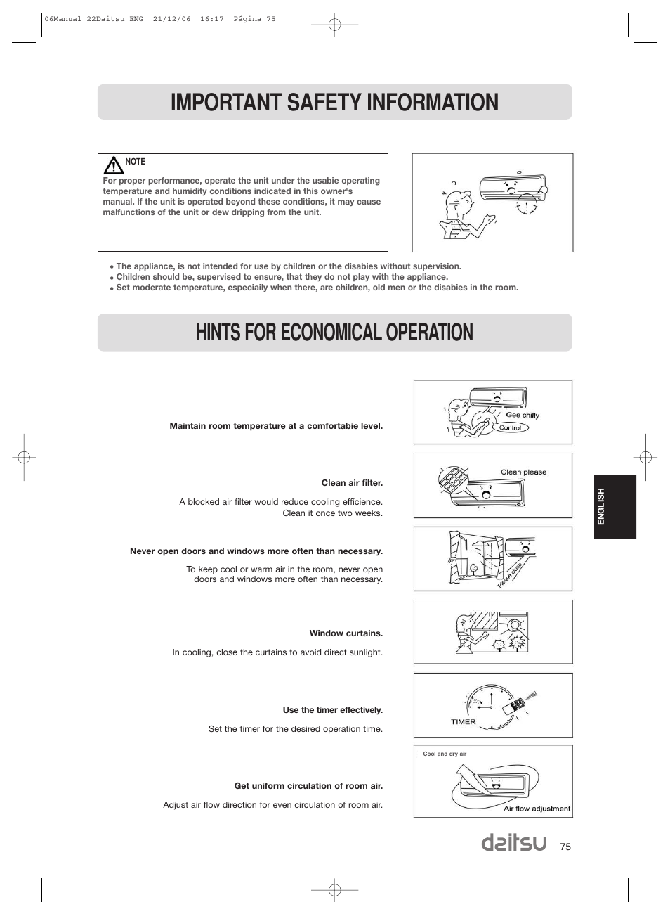 Daitsu ASD 129U11 User Manual | Page 77 / 98