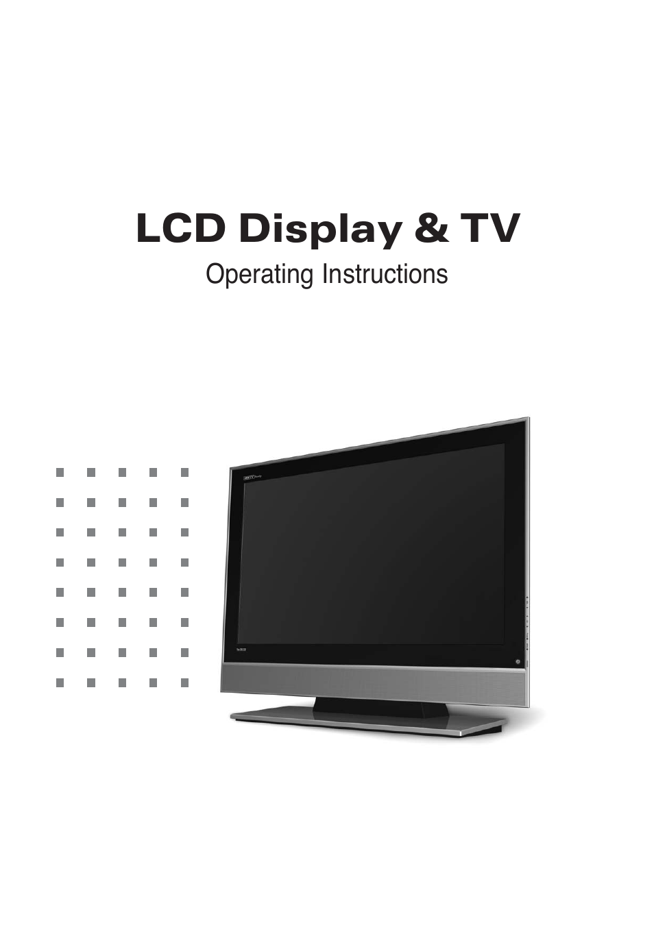 Daitsu LCD 32 User Manual | 40 pages